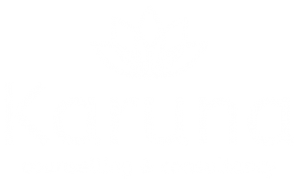White logo - Karuna Counselling