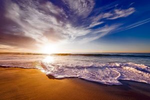 sunset at beach - Karuna Counselling
